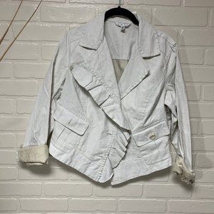 NWT Cabi Waxed Linen Jacket, Size Medium